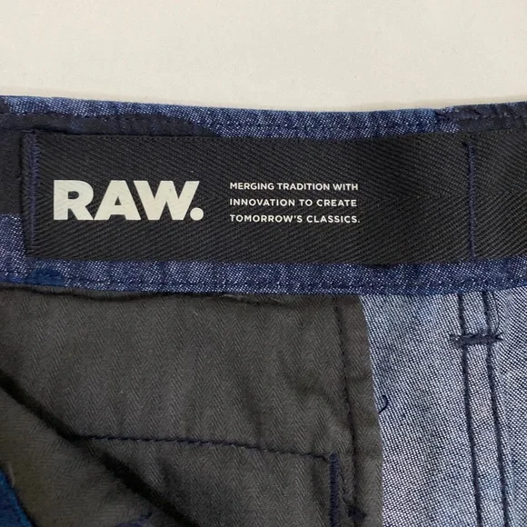 G-Star Raw Men 30 Camouflage Cargo Pants Jeans Blue